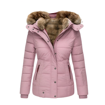 Lila™ | Manteau d’hiver chaud avec doublure en fourrure douce