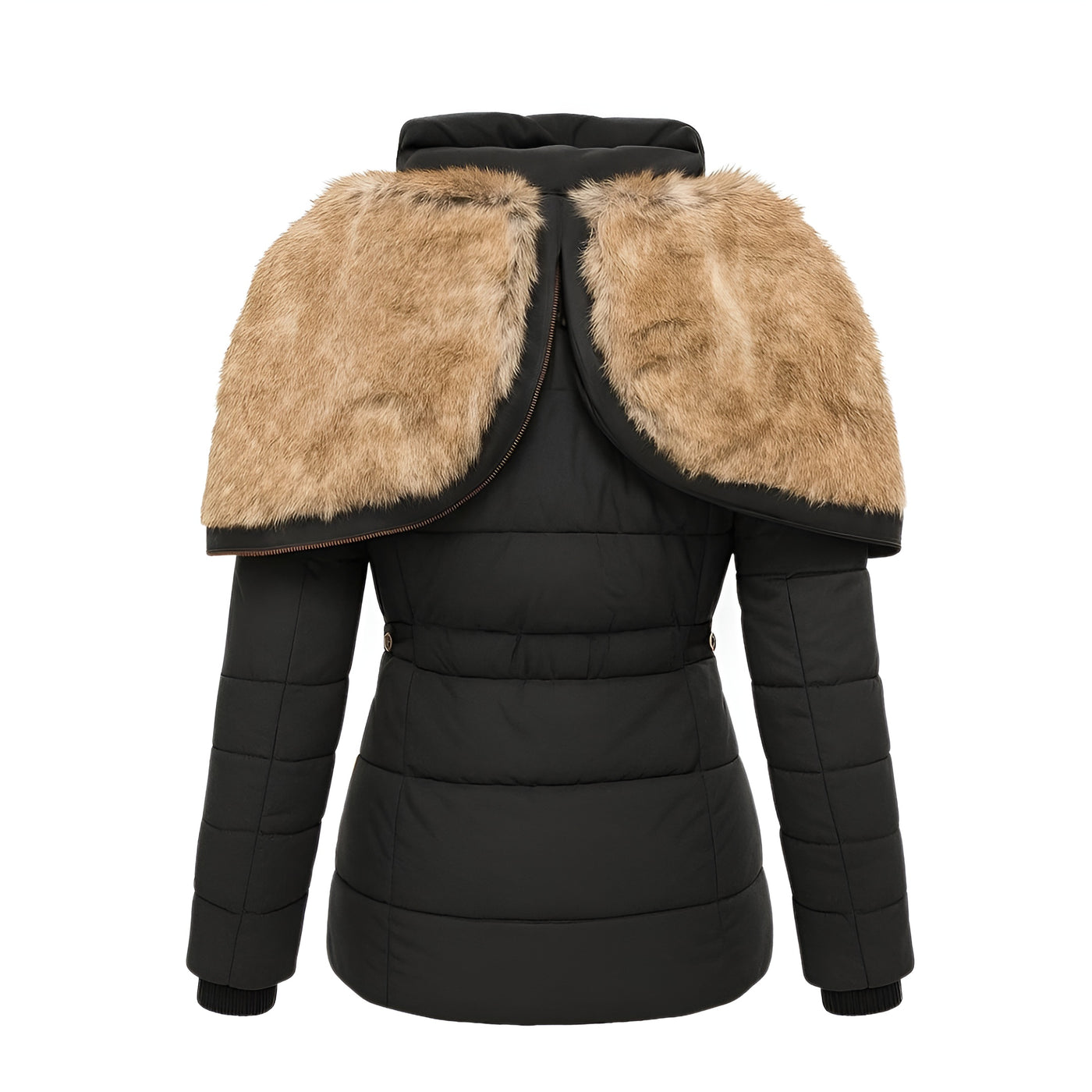 Lila™ | Manteau d’hiver chaud avec doublure en fourrure douce