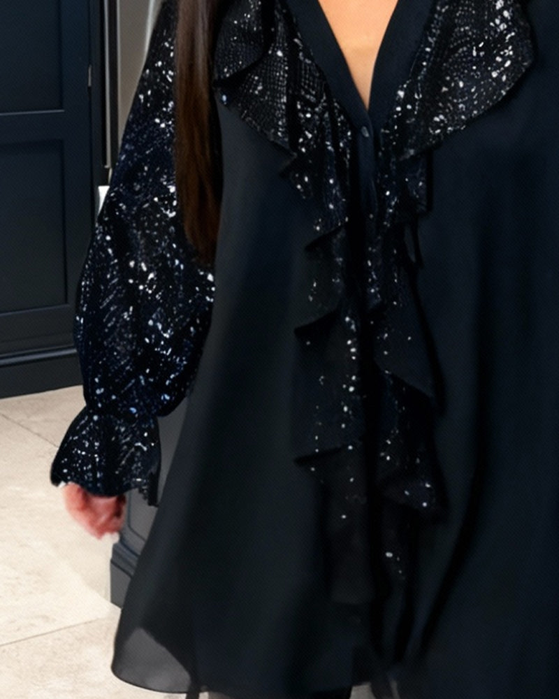 Andréa™ | Blouses amples unies à volants