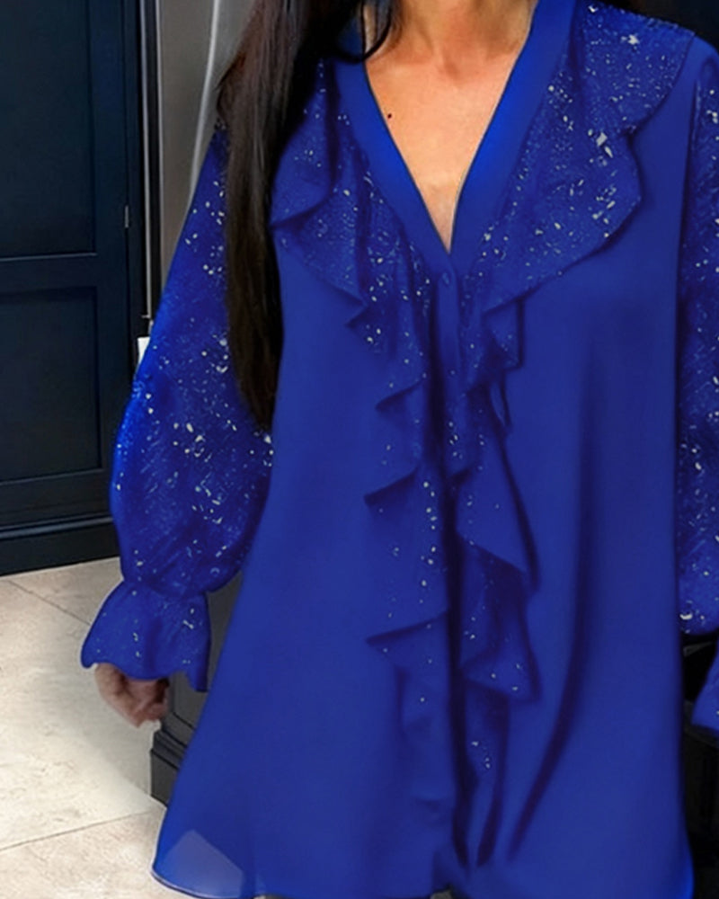 Andréa™ | Blouses amples unies à volants