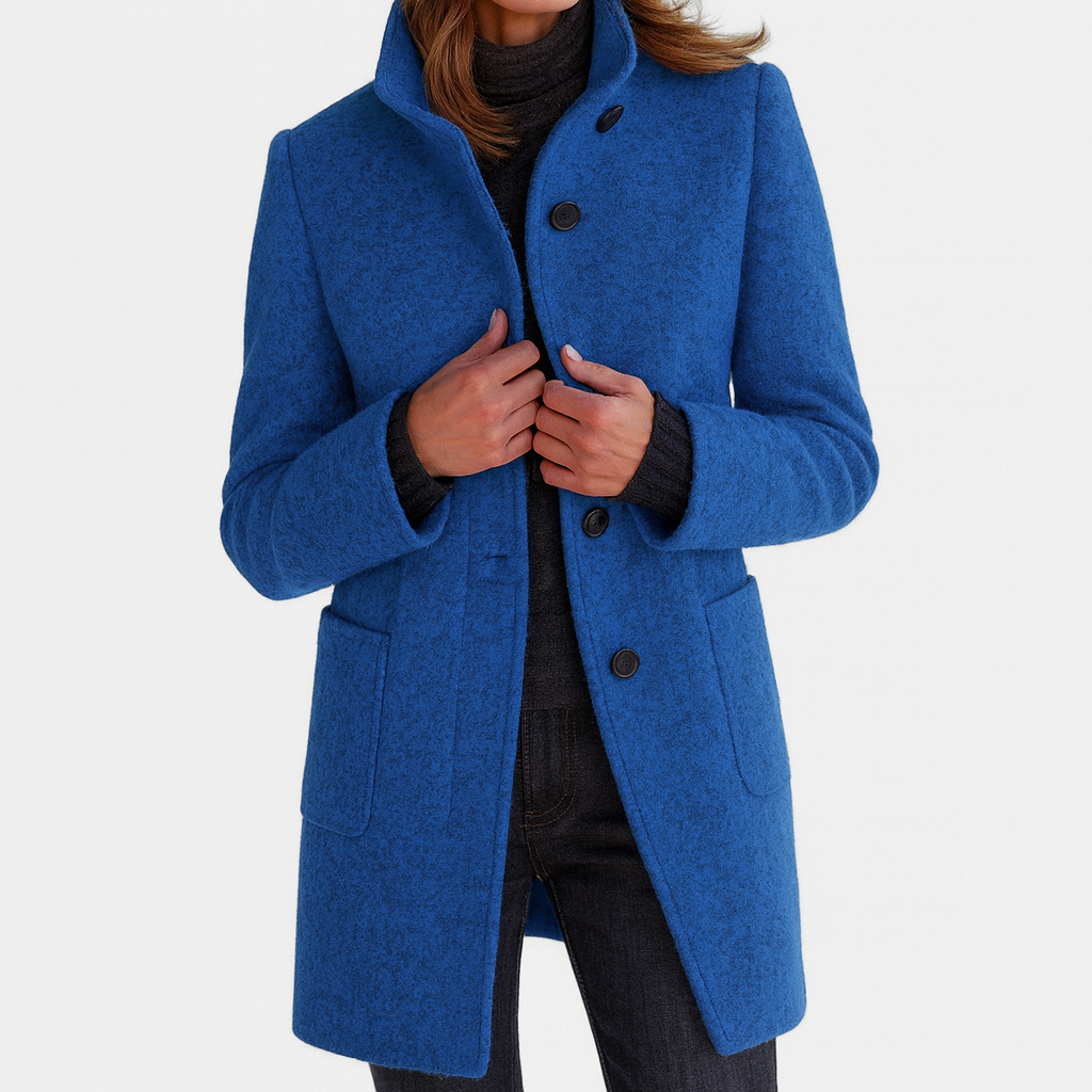 Clara™ | Manteau femme à col haut