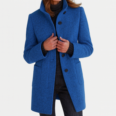 Clara™ | Manteau femme à col haut