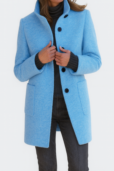 Clara™ | Manteau femme à col haut