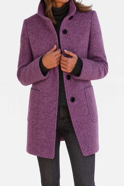 Clara™ | Manteau femme à col haut