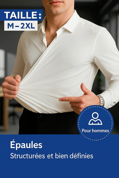 Hugo™  | Chemise extensible sans plis pour homme