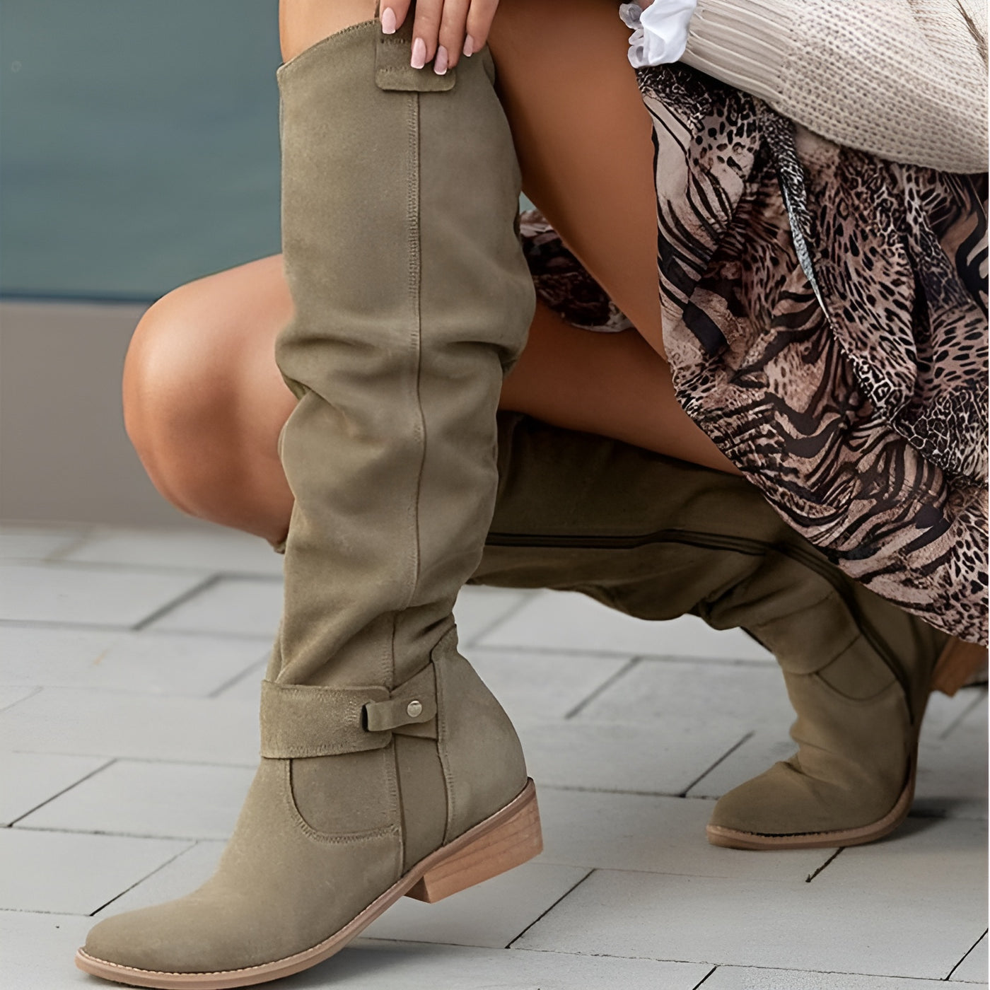Lina™ | Bottes en daim confortables et chaudes pour femmes