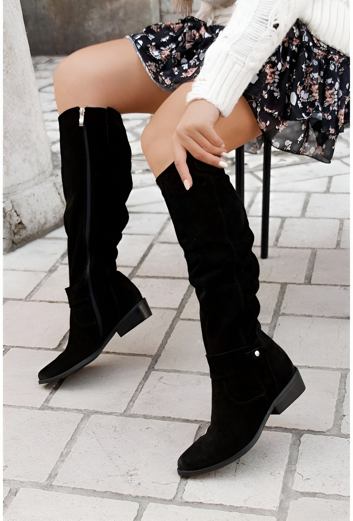 Lina™ | Bottes en daim confortables et chaudes pour femmes