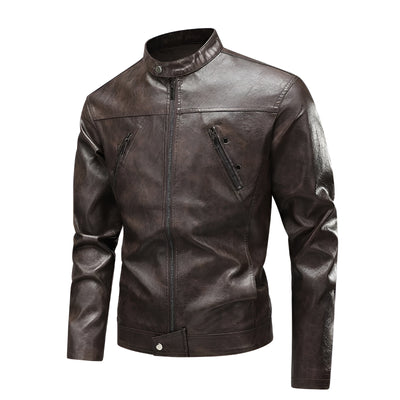 Ethan™ | Veste en cuir style pilote américain
