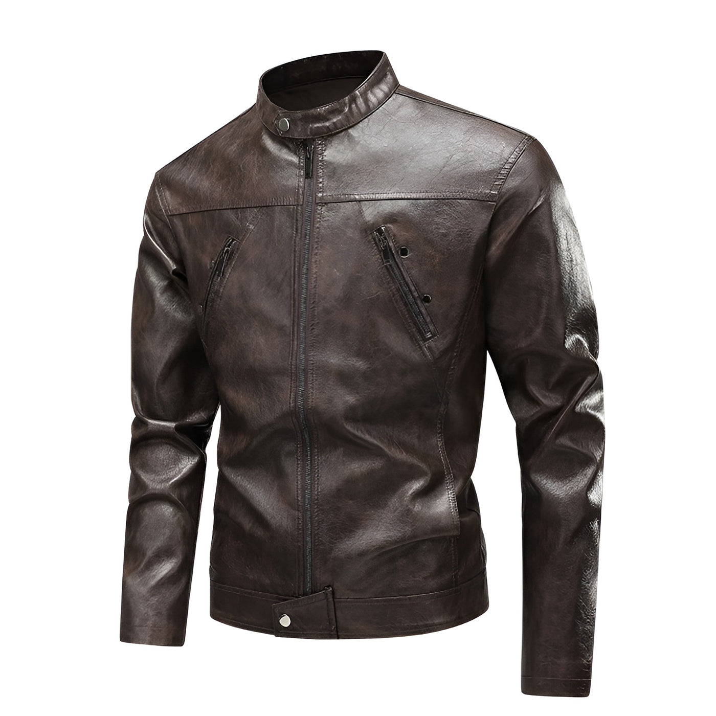 Ethan™ | Veste en cuir style pilote américain