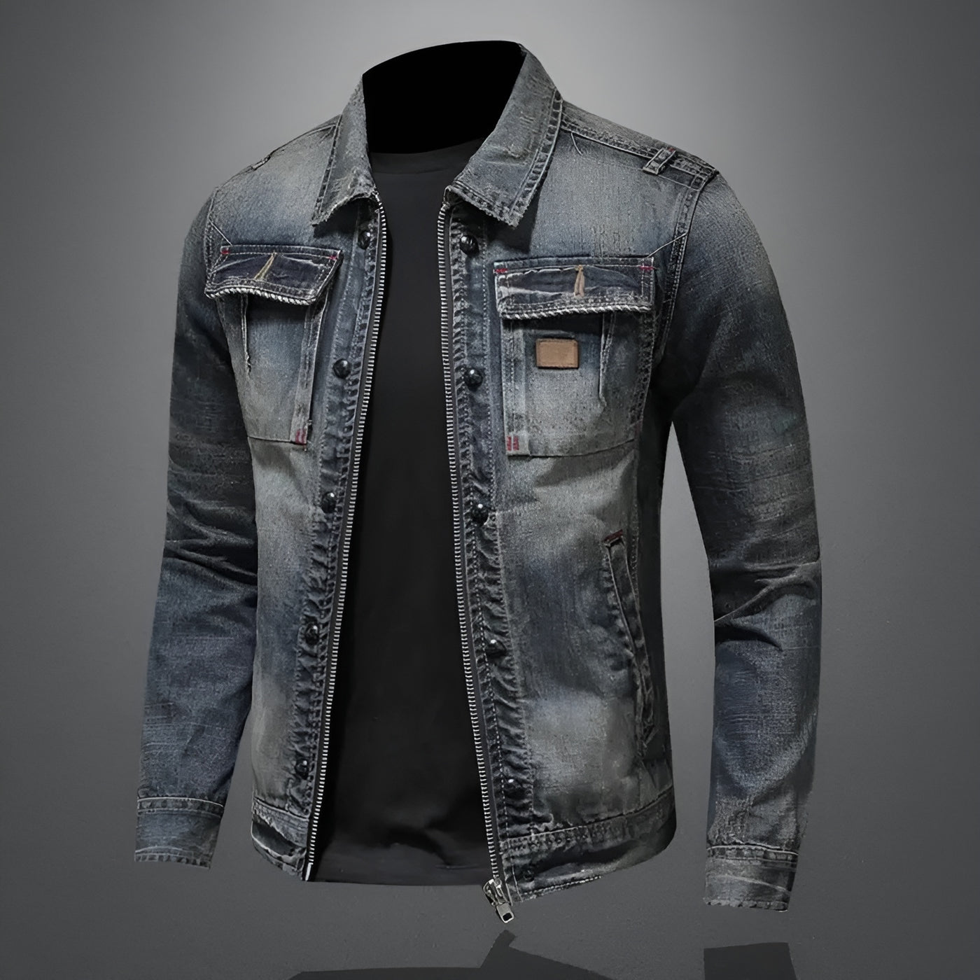 Carlo™ | Veste en jean rétro