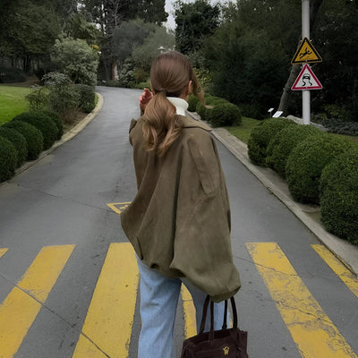 Mireille™ | Blouson bombardier en daim