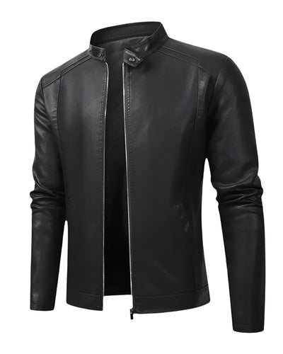 Alexandre™ | Veste en cuir biker élégante pour homme