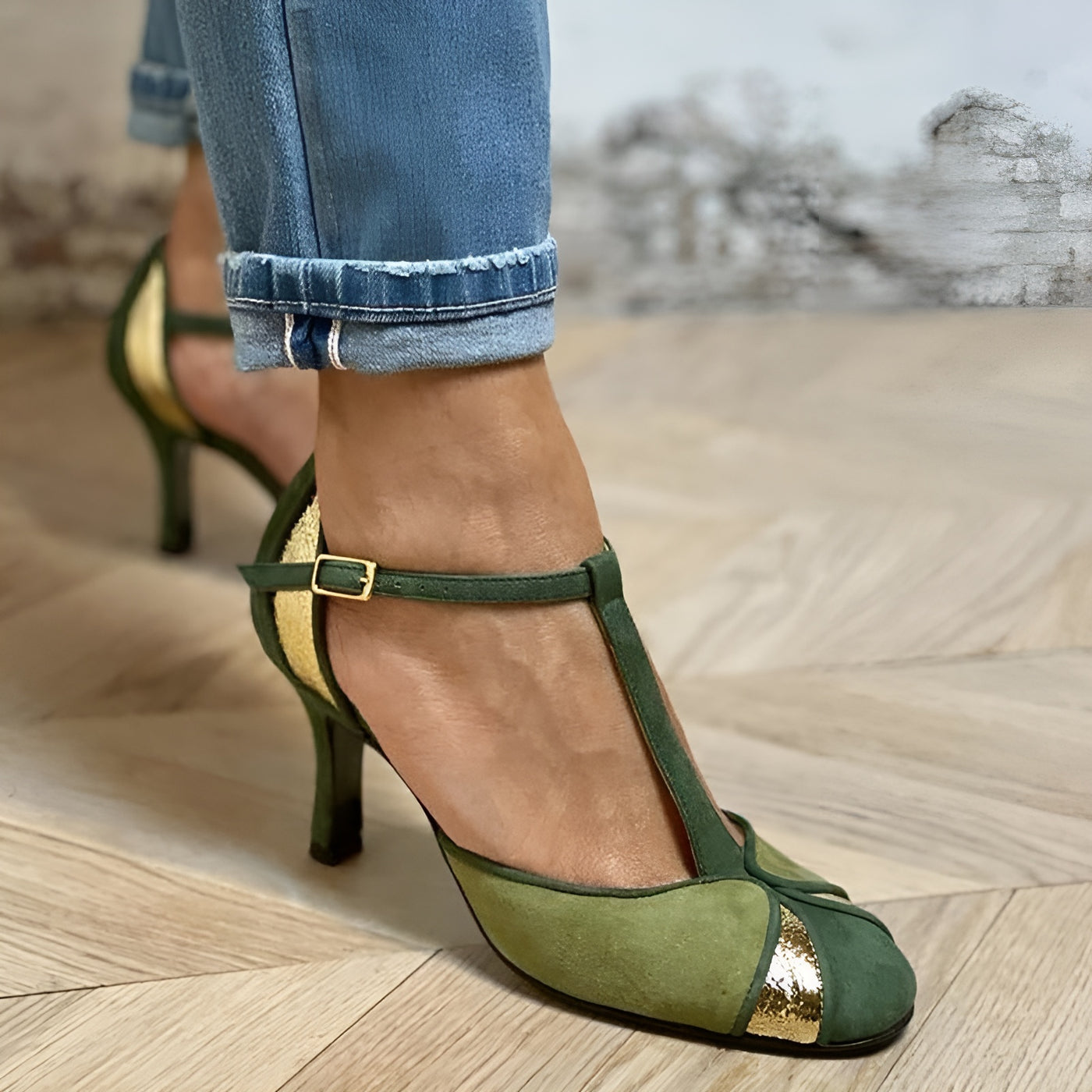 Axelle™ | Escarpins patchwork