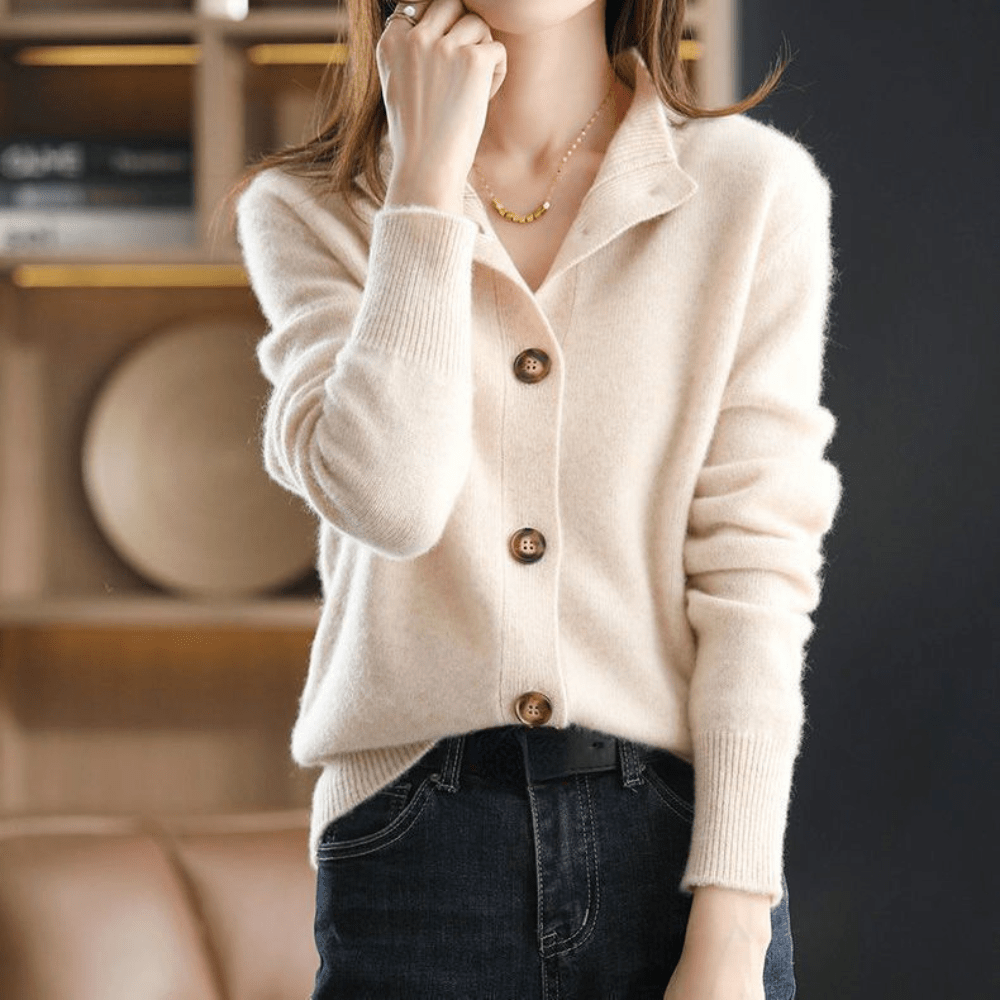 Valérie™ | Cardigan luxueux en cachemire