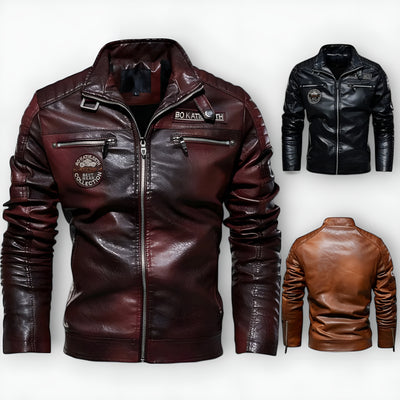 Alex™ | Veste en cuir Roadster