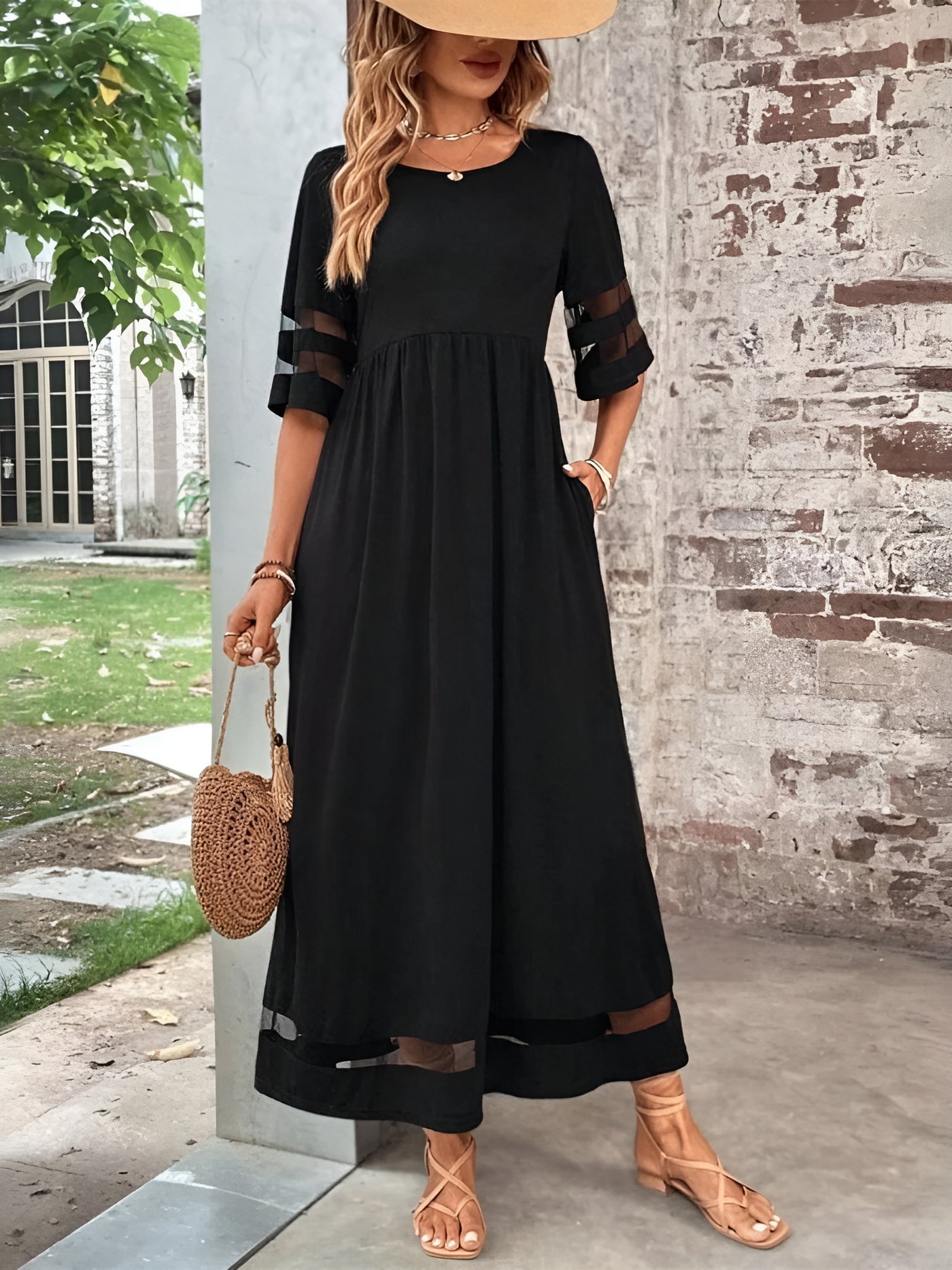 Angélique™ | Robe chic flatteuse pour le ventre avec bonne couvrance