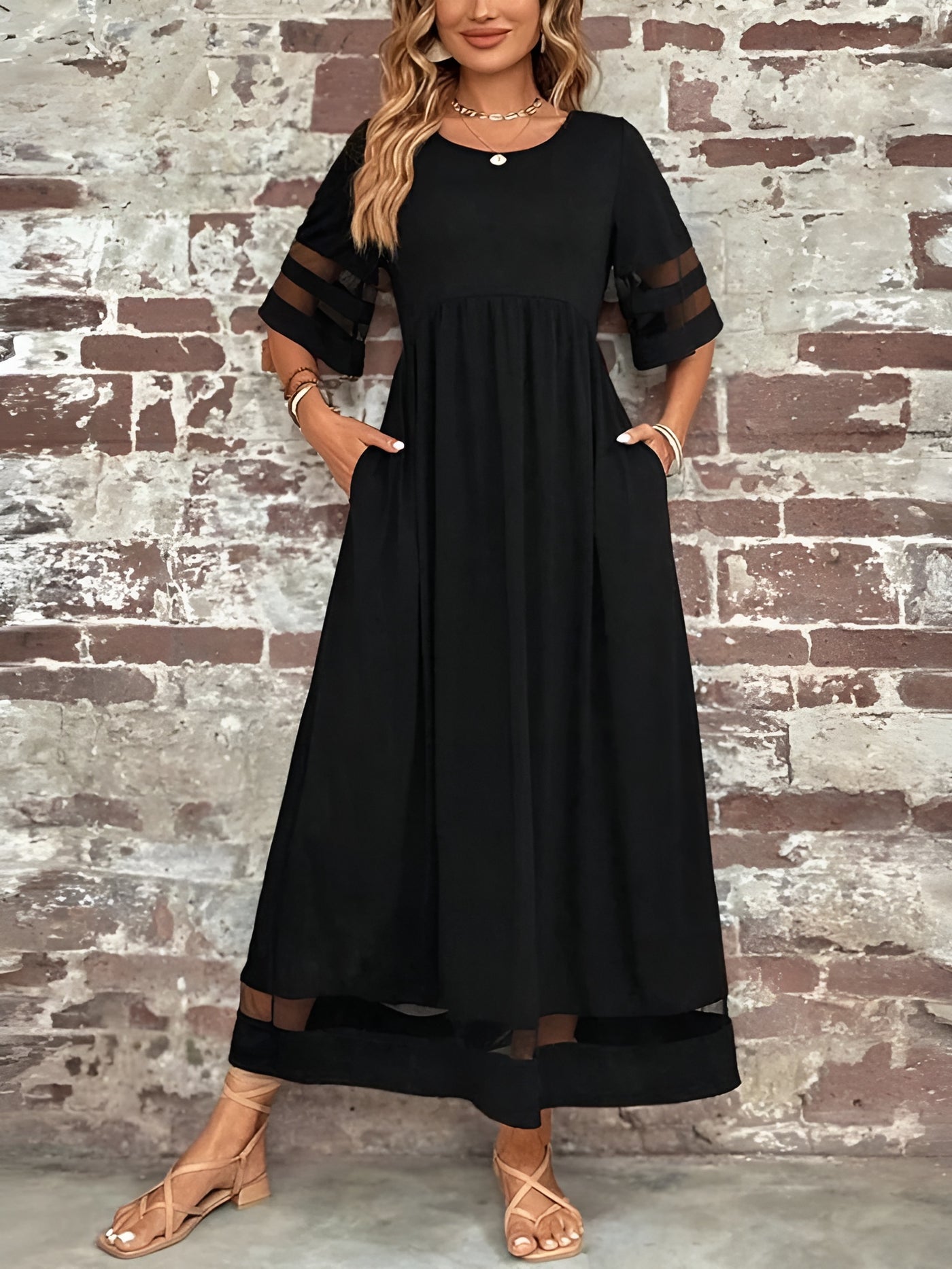 Angélique™ | Robe chic flatteuse pour le ventre avec bonne couvrance