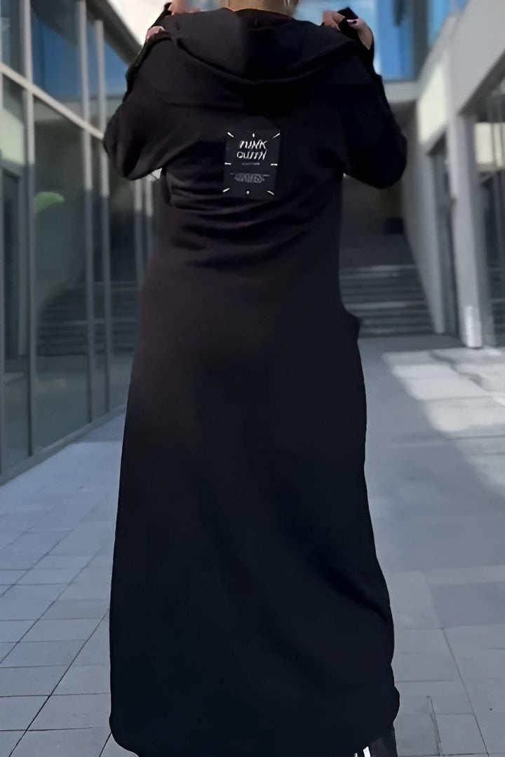 Élodie™ | Sweat à capuche long zippé en tissu léger et respirant