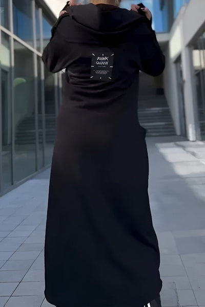 Élodie™ | Sweat à capuche long zippé en tissu léger et respirant