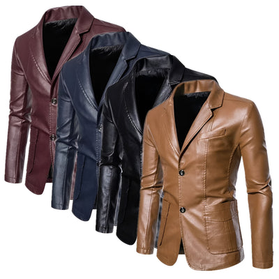 Thierry™ | Veste en cuir business casual