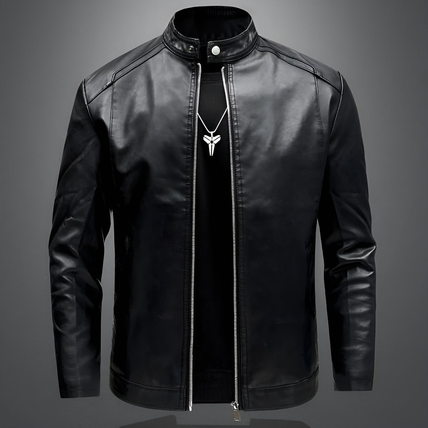 Alexandre™ | Veste en cuir biker élégante pour homme