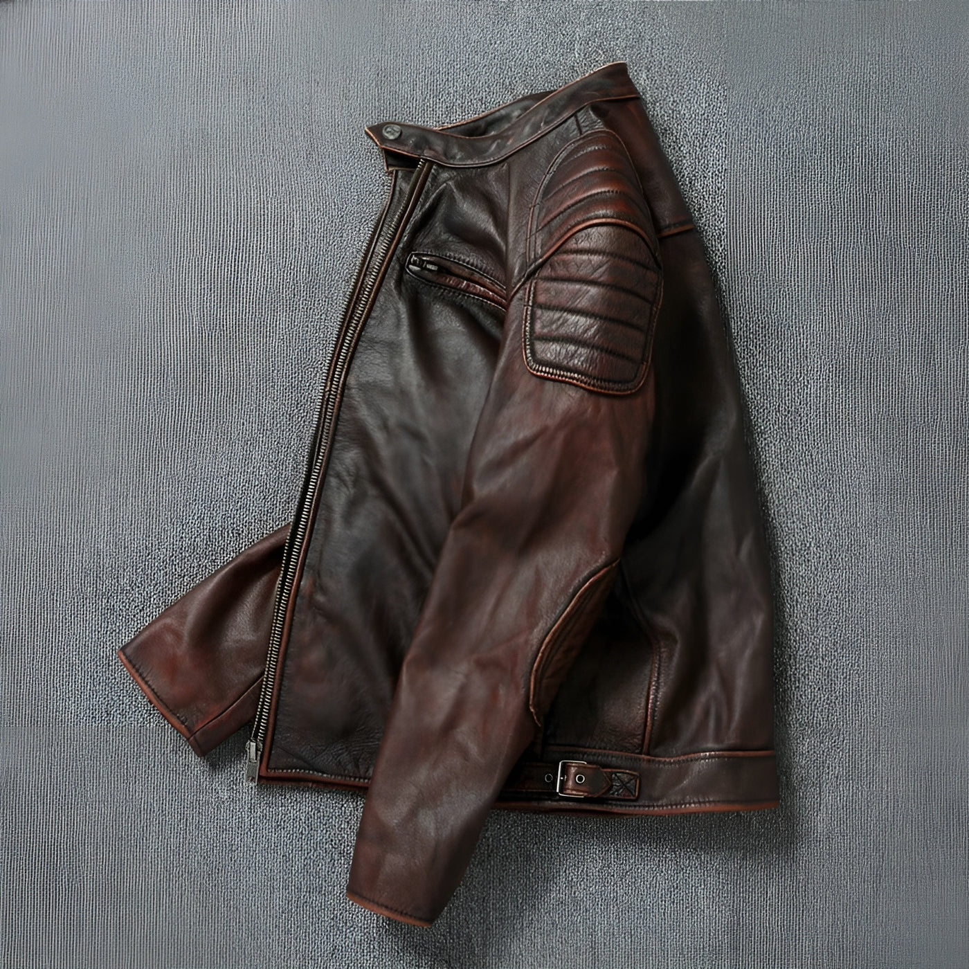 Antoine™ | Veste en cuir vintage