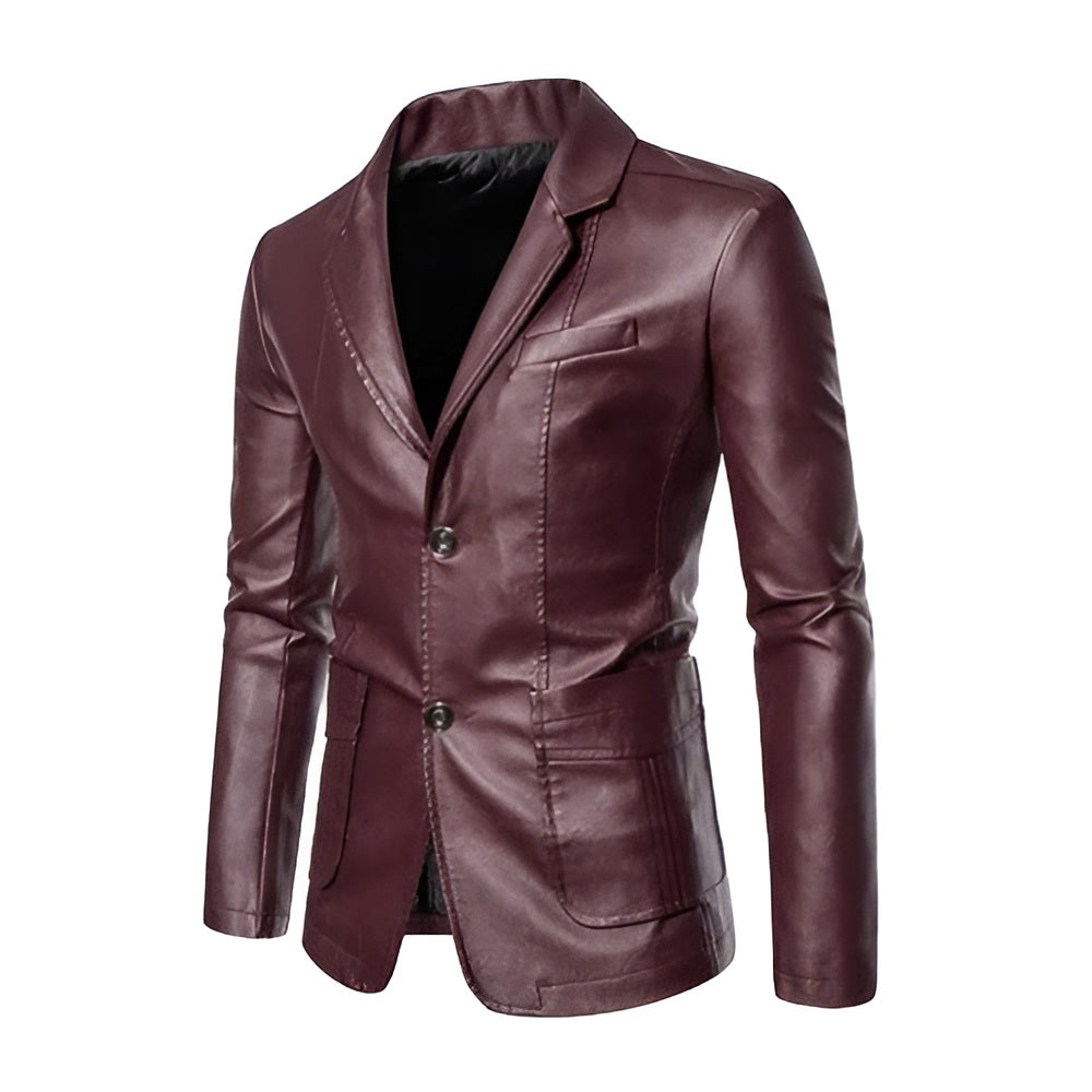 Thierry™ | Veste en cuir business casual