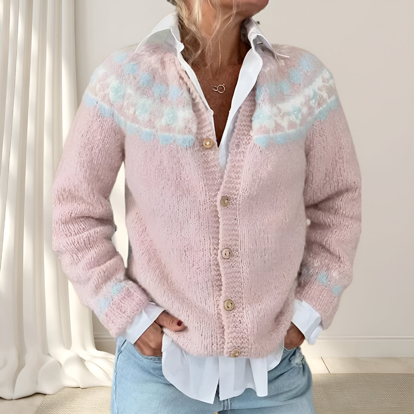 Sarah™ | Gilet chic en maille lâche avec motif (2 + 1 GRATUIT)