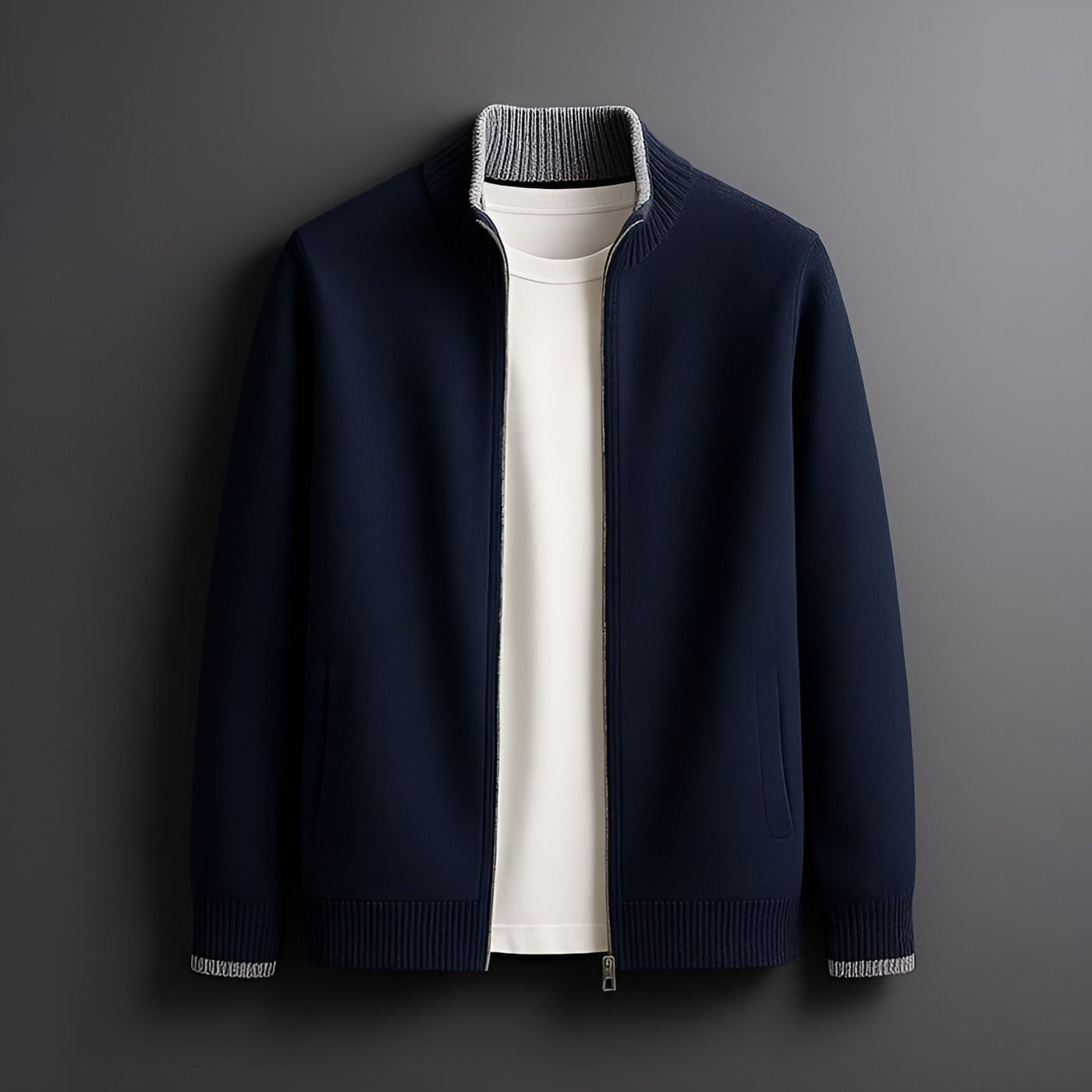 Louis™ | veste en maille avec fermeture éclair